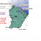 Hôpitaux de Guyane et Centres et Postes de Santé 
